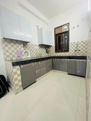 Kitchen in 2 BHK Builder Floor at Freedom Fighters Enclave – for Rent
