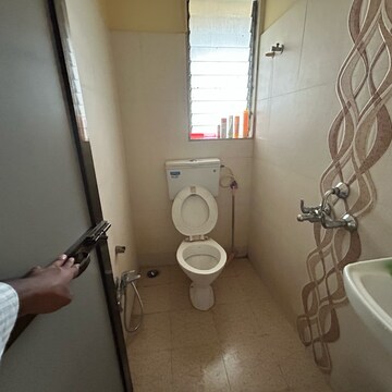 Bathroom in 1 BHK Apartment at Bhakti Park Anand Nagar, Anand Nagar – for Rent