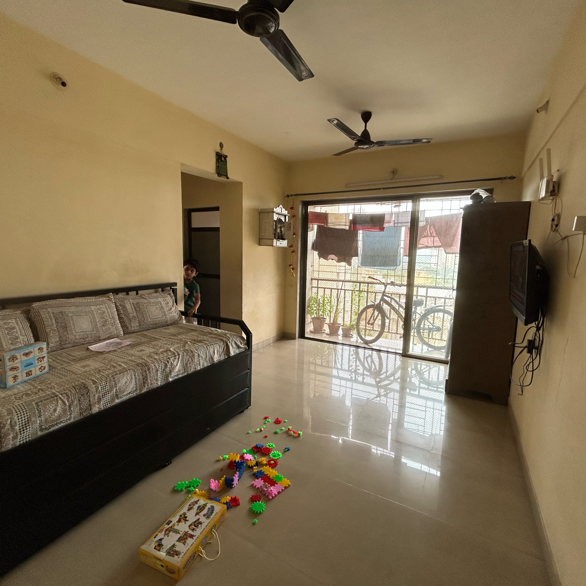1 BHK + Pooja Room Apartment For Rent in Bhakti Park Anand Nagar