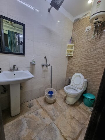 Bathroom in 2 BHK Builder Floor at Saket – for Rent
