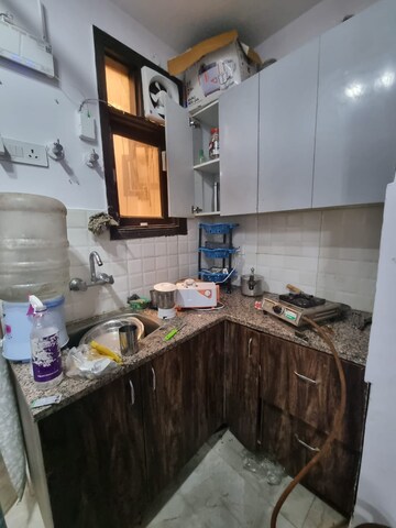 Kitchen in 2 BHK Builder Floor at Saket – for Rent