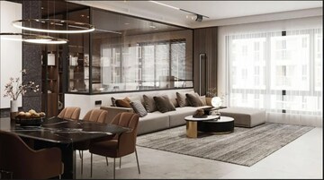 Living Room in 2 BHK Apartment at Lodha Corinthia, Bhandup West – for Sale