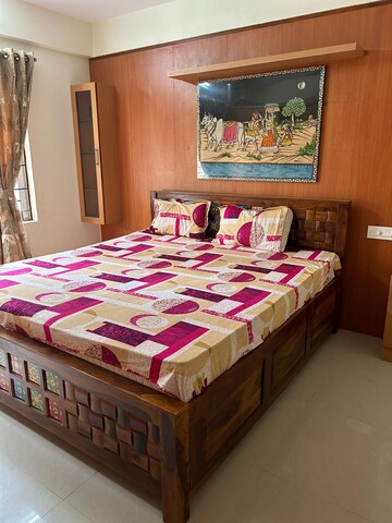 Bedroom in 3 BHK Apartment at Inner Spaces Leafy Block, Kasavanahalli – for Rent
