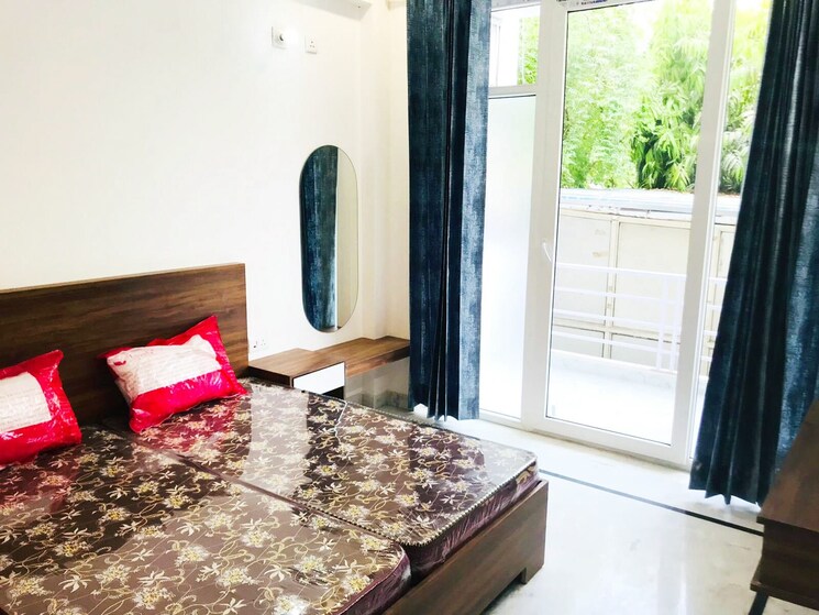 Bedroom, sector 27 1 RK 500 Sq.Ft. Builder Floor In Sector 27 Gurgaon 8719820