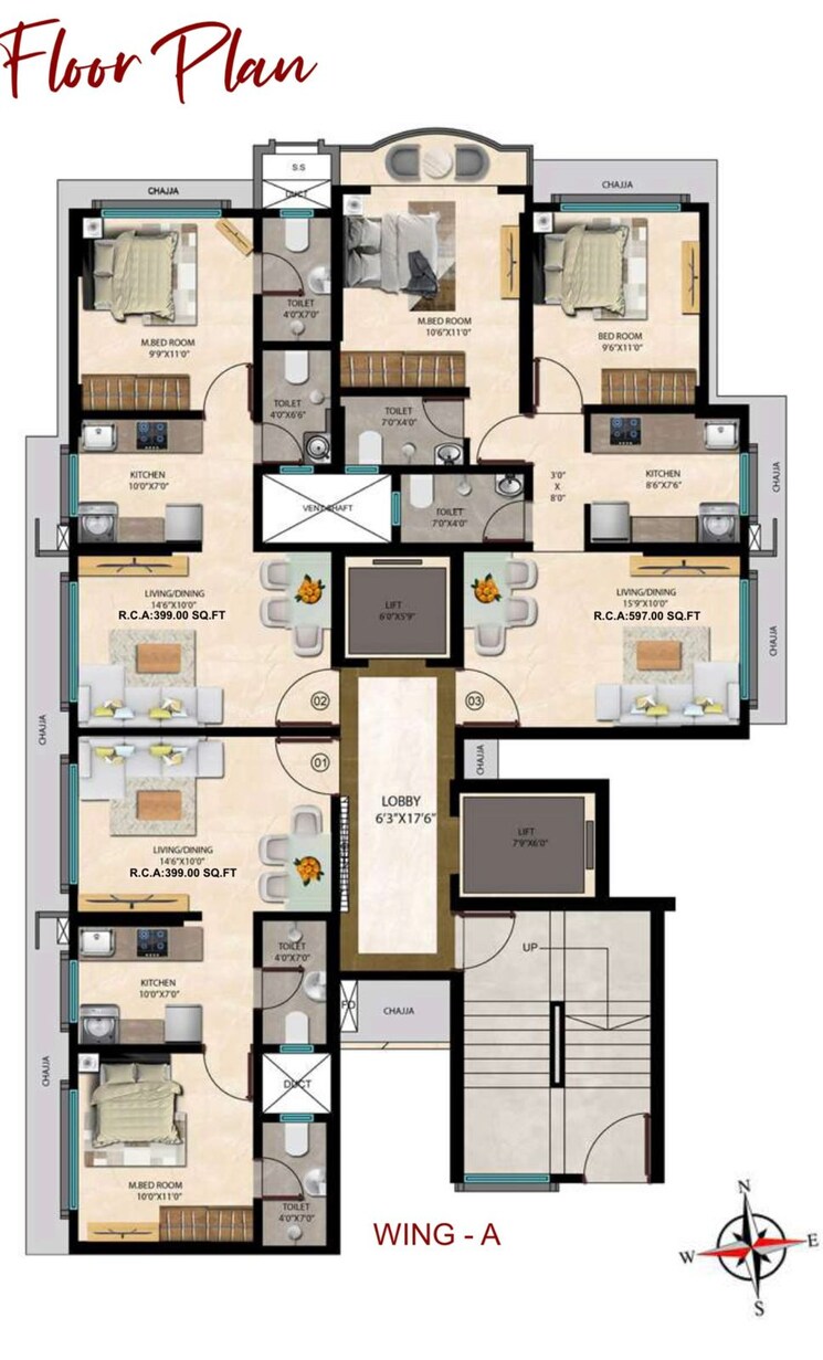 Floor Plan, ap-orca-heights 1 Bedroom 400 Sq.Ft. Apartment In Kharodi Mumbai 8726754