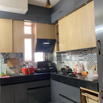Kitchen in 2 BHK Apartment at Signature The Serenas, Sohna Sector 33 – for Rent