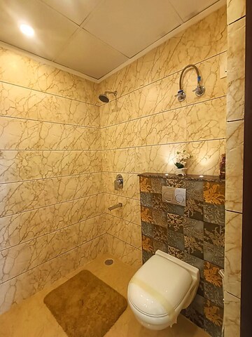 Bathroom in 3 BHK Apartment at Green Valley Residencia, Ghazipur – for Sale