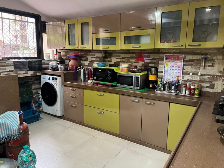 Kitchen, yash-evershine 3 Bedroom 1350 Sq.Ft. Penthouse In Malad West Mumbai 8727126