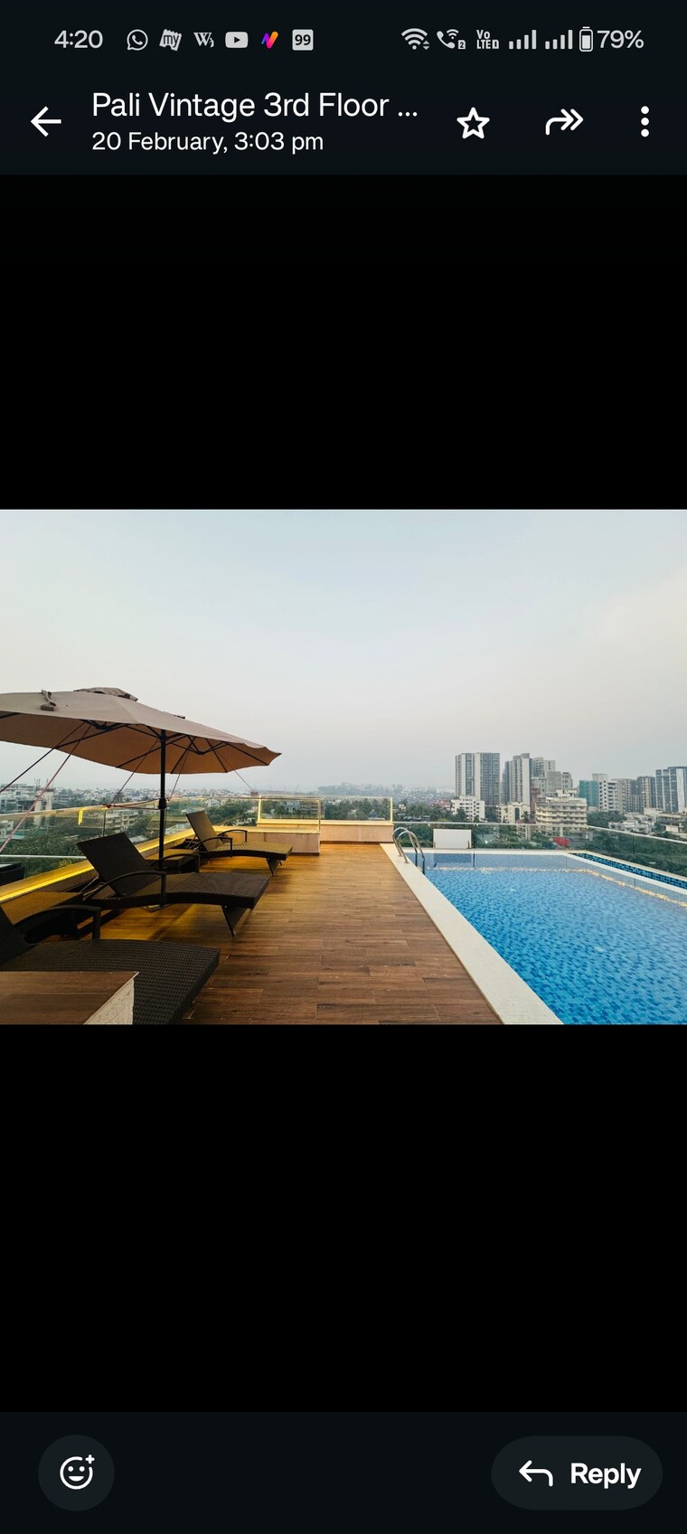 Swimming Pool, khar west 3 Bedroom 1069 Sq.Ft. Apartment In Khar West Mumbai 8727191