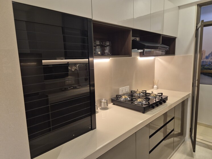 Kitchen, ajmera-78-lake-town 1 Bedroom 406 Sq.Ft. Apartment In Bhandup West Mumbai 8727458