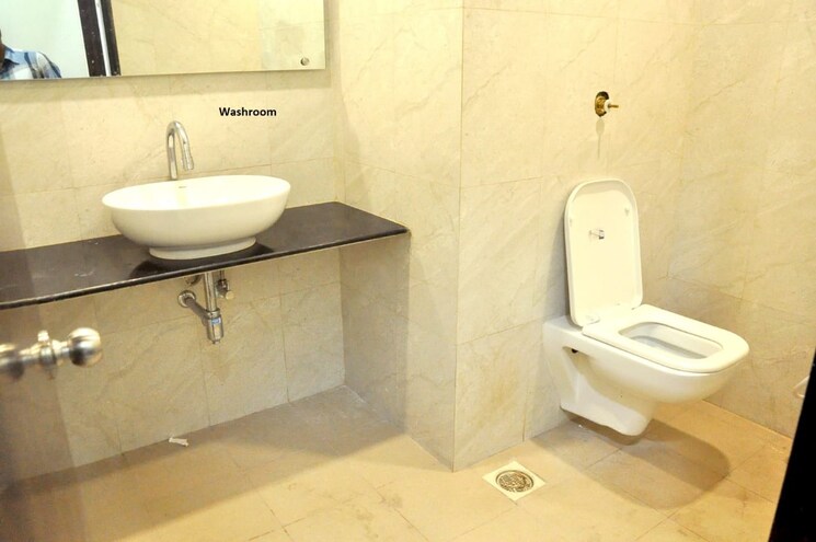 Bathroom, lodha-supremus-2 Commercial Office Space 1092 Sq.Ft. In Wagle Industrial Estate Thane 8727535