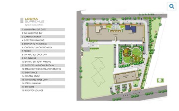 Master Plan in  Office Space at Lodha Supremus 2, Wagle Industrial Estate – for Rent