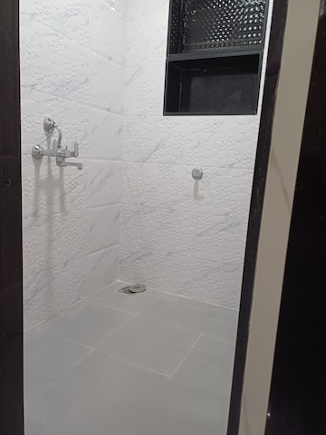 Bathroom in 1 BHK Apartment at Kopar Khairane – for Rent