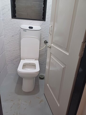 Bathroom in 1 BHK Apartment at Kopar Khairane – for Rent