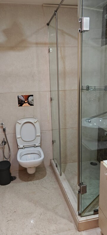 Bathroom in 3 BHK Builder Floor at Defence Colony – for Rent