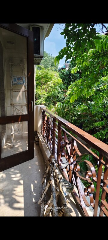 Balcony in 3 BHK Builder Floor at Gulmohar Park – for Rent