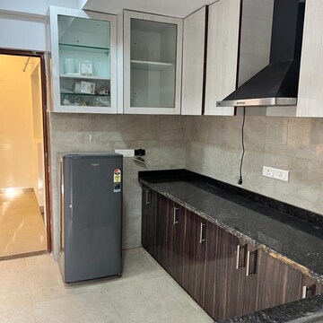 Kitchen in 3 BHK Builder Floor at Unitech Woodstock Floors, Nirvana Country – for Rent