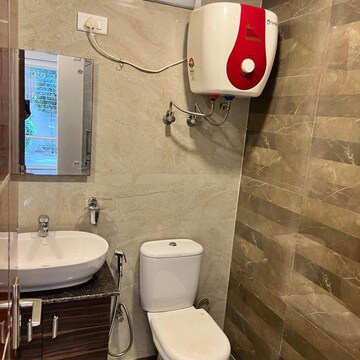 Bathroom in 3 BHK Builder Floor at Unitech Woodstock Floors, Nirvana Country – for Rent