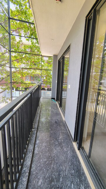 Balcony in 3 BHK Builder Floor at M3M Atrium, Sector 57 – for Rent