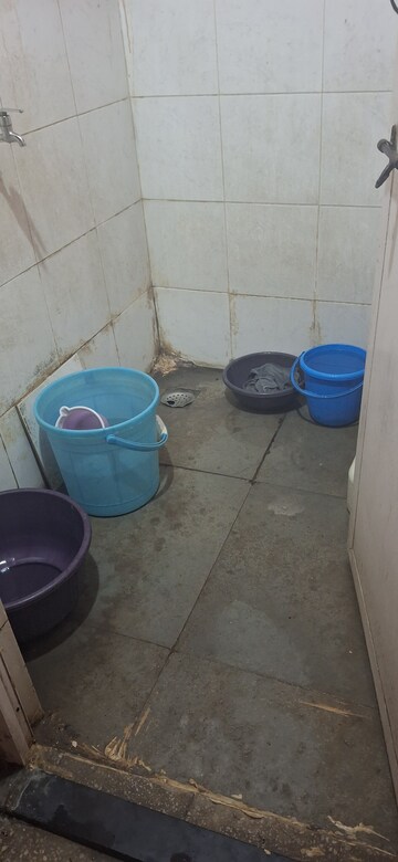 Bathroom in 1 RK Apartment at Gharonda Housing, Ghansoli – for Rent