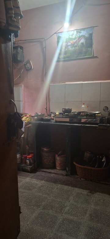 Kitchen in 1 RK Apartment at Gharonda Housing, Ghansoli – for Rent