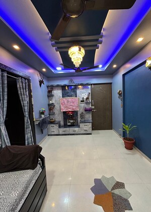 Living Room in 2 BHK Apartment at Jeevan Lifestyle, Badlapur East – for Sale