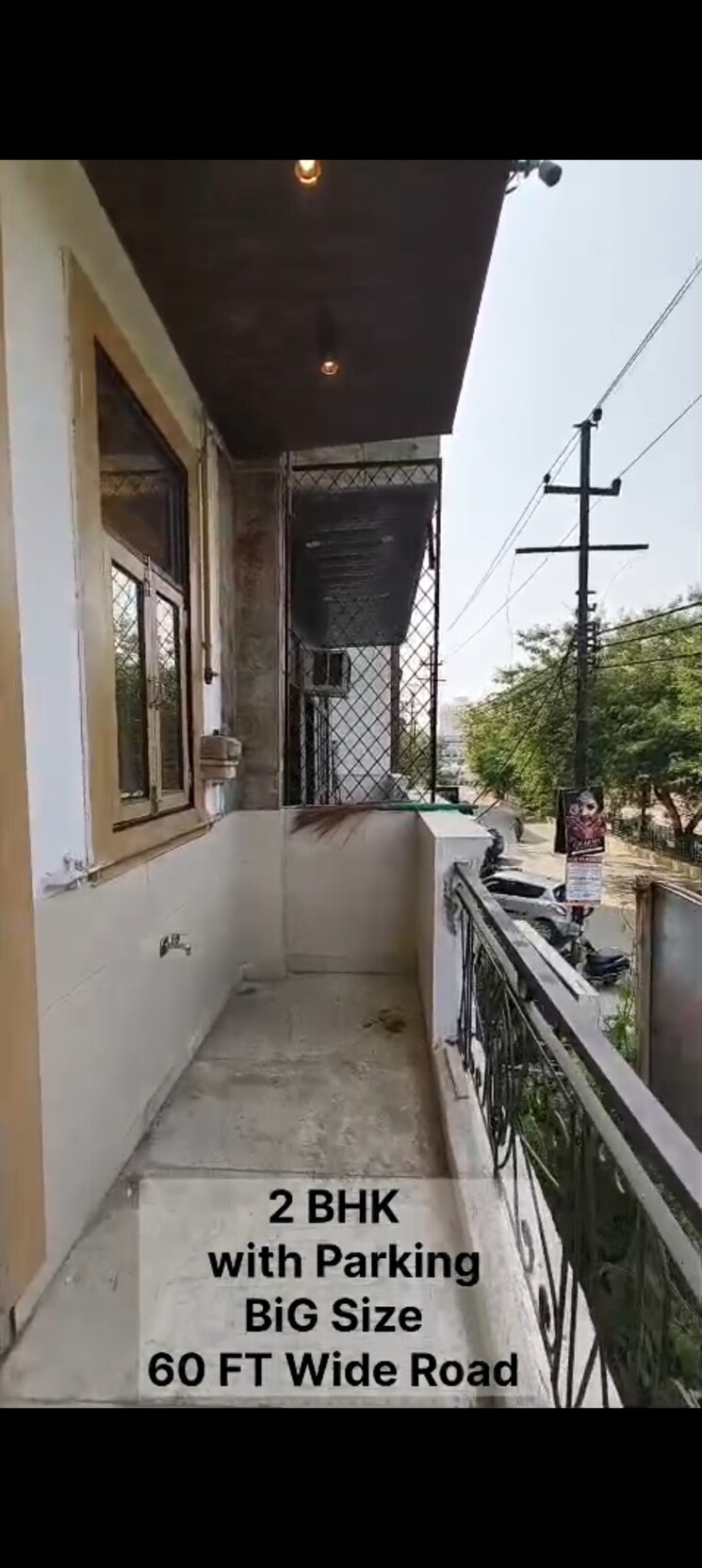 Balcony, indrapuram 2 Bedroom 1150 Sq.Ft. Builder Floor In Indrapuram Ghaziabad 8730325