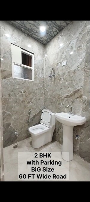 Bathroom in 2 BHK Builder Floor at Indrapuram – for Sale