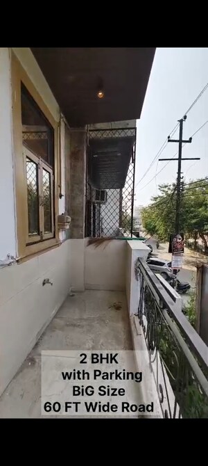 Balcony in 2 BHK Builder Floor at Indrapuram – for Sale