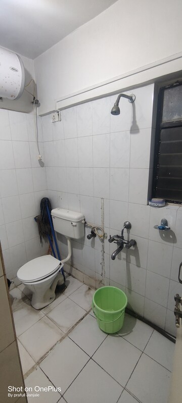 Bathroom in 3 BHK Apartment at Nilgiri Heights, Gokhalenagar – for Rent