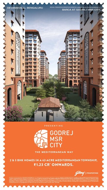 3 BHK Apartment – Exterior View View at Godrej MSR City, Shettigere - for Sale