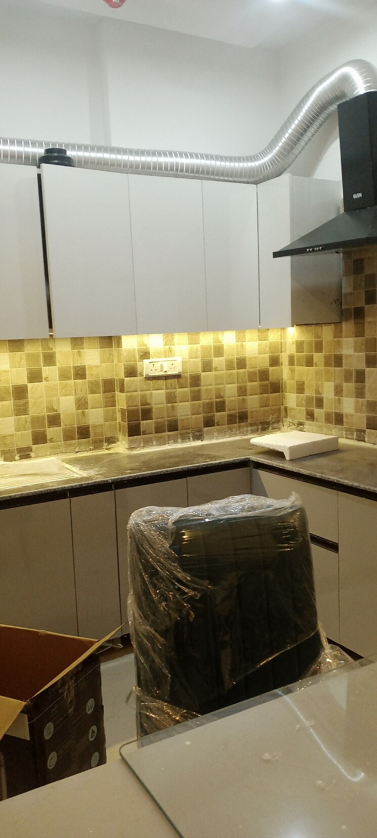 Kitchen, prateek-grand-city 1.5 Bedroom 770 Sq.Ft. Apartment In Siddharth Vihar Ghaziabad 8730437