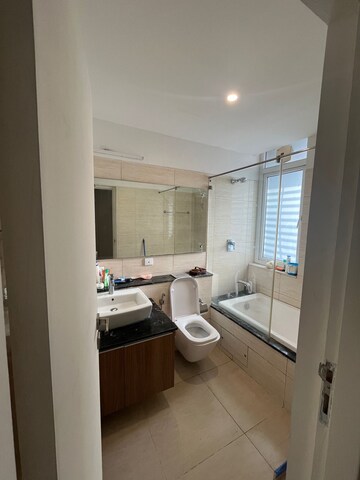 Bathroom in 3 BHK Apartment at DLF The Primus, Sector 82a – for Rent