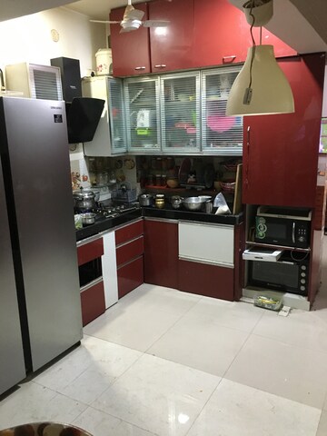 Kitchen in 2 BHK Apartment at Orchid Gaurav Valley, Mira Road – for Rent