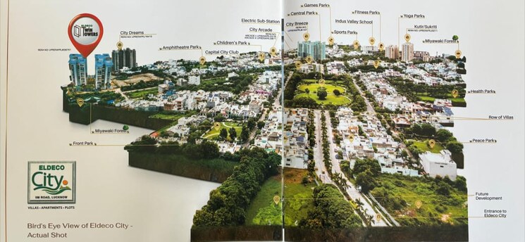 Master Plan, eldeco-latitude-27 2 Bedroom 869 Sq.Ft. Apartment In Iim Road Lucknow 8730538