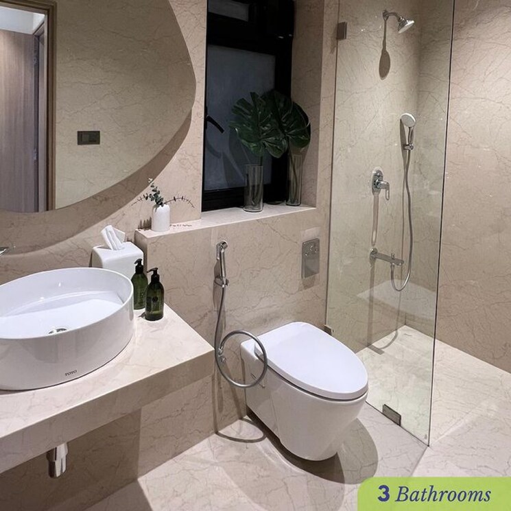 Bathroom, sheth-auris-serenity-tower-1 2 Bedroom 799 Sq.Ft. Apartment In Kanch Pada Mumbai 8730541