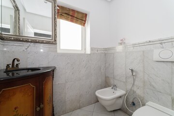 Attached Bathroom in 2 BHK Apartment at Indralok Apartments Andheri, Andheri West – for Rent