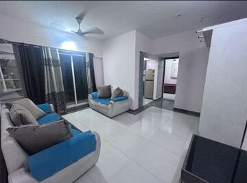 Living Room in 1 BHK Apartment at Siddhi Highland Park, Kolshet Road – for Rent