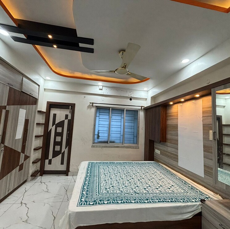 Bedroom, jain-dream-residency-manor 3 Bedroom 1300 Sq.Ft. Apartment In Salua Kolkata 8730701
