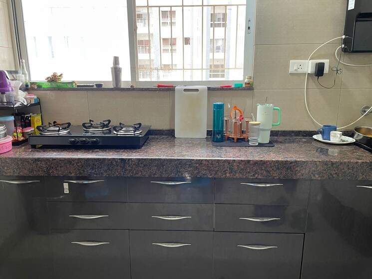 Kitchen, gera-shrishti 1 Bedroom 358 Sq.Ft. Apartment In Wagholi Pune 8730705