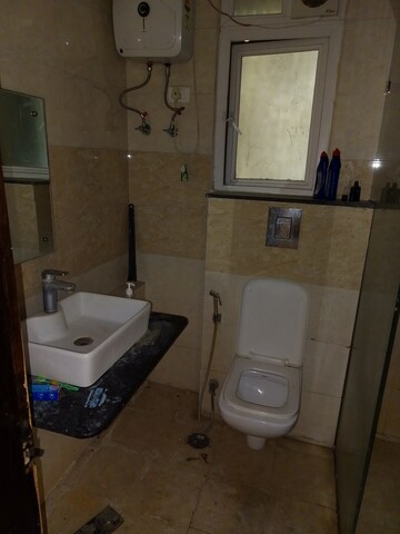 Bathroom in 2 BHK Apartment at MI Rustle Court, Gomti Nagar – for Rent