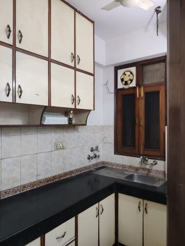Kitchen in 2 BHK Builder Floor at Krishna Nagar – for Rent