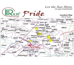  Plot – Map Location View at RLB Pride, Sanganer - for Sale