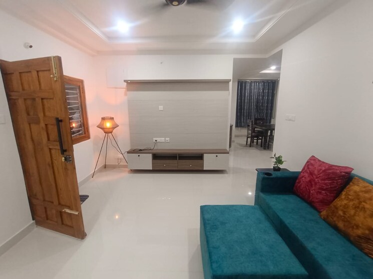 Living Room, hallmark-ksn-residency 3 Bedroom 2800 Sq.Ft. Apartment In Kondapur Hyderabad 8730828