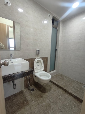 Bathroom in 2 BHK Apartment at Rajesh Raj Infinia, Malad West – for Rent
