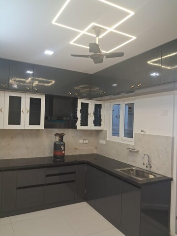 Kitchen in 3 BHK Apartment at Rajapushpa Provincia, Narsingi – for Rent