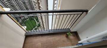 Balcony in 2 BHK Apartment at Runwal Eirene, Balkum Pada – for Rent