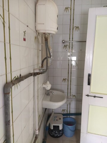 Bathroom in 1 RK Apartment at Gujrat Colony – for Rent