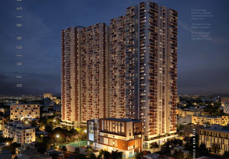 Exterior View, lansum-el-dorado 3 Bedroom 1860 Sq.Ft. Apartment In Narsingi Hyderabad 8730996