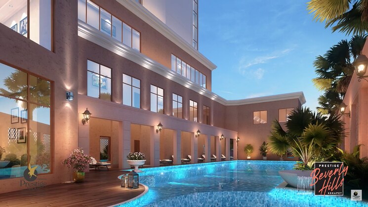 Swimming Pool, prestige-beverly-hills 4 Bedroom 2708 Sq.Ft. Apartment In Kokapet Hyderabad 8731049